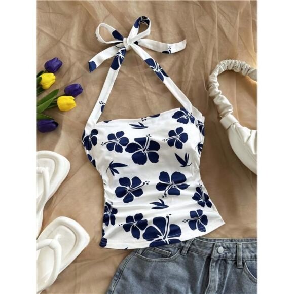Bohemian ,Boho, Floral Top - Picture 1 of 7